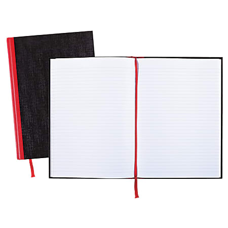 Black n Red NotebookJournal 11 34 x 8 14 192 Pages 96 Sheets